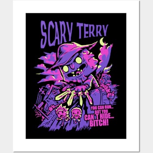 Scary Terry Graphic Design Posters and Art